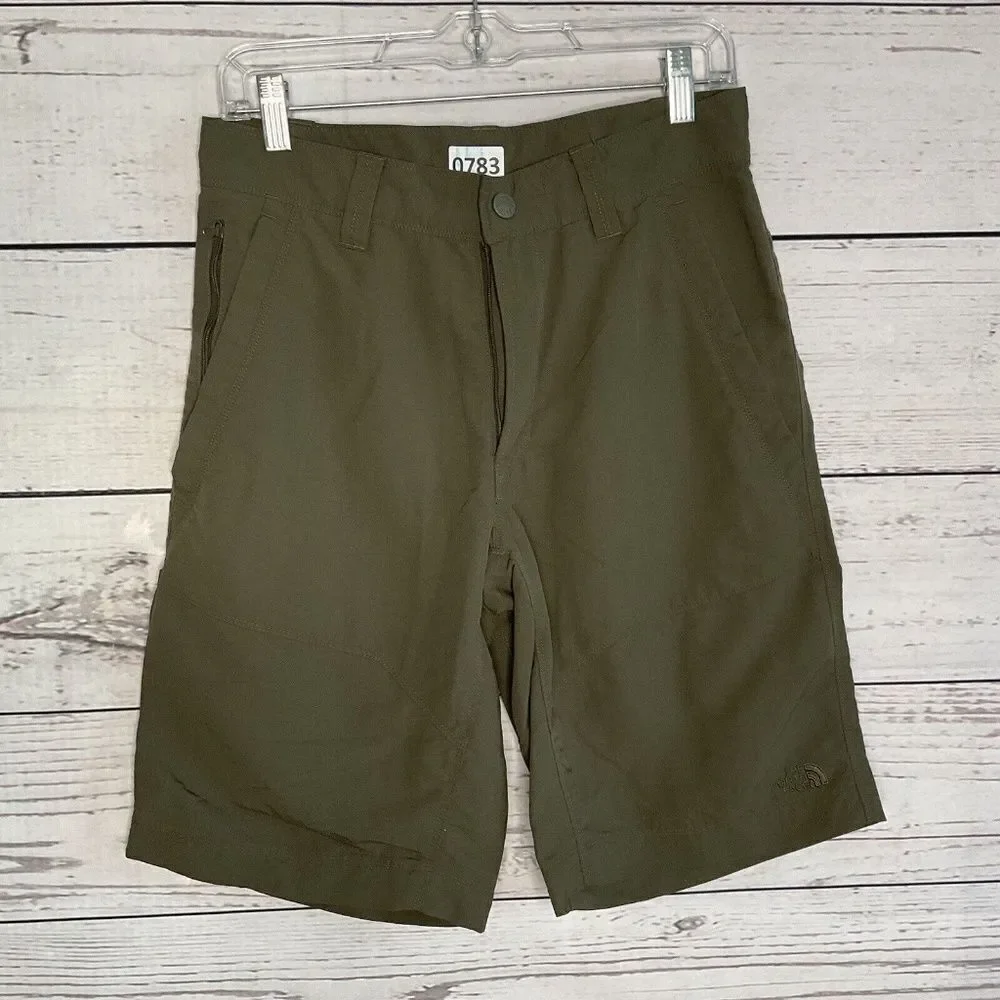 The North Face Mens Green/Brown Lightweight Outdoors/Hiking‎ Cargo Shorts  30/M